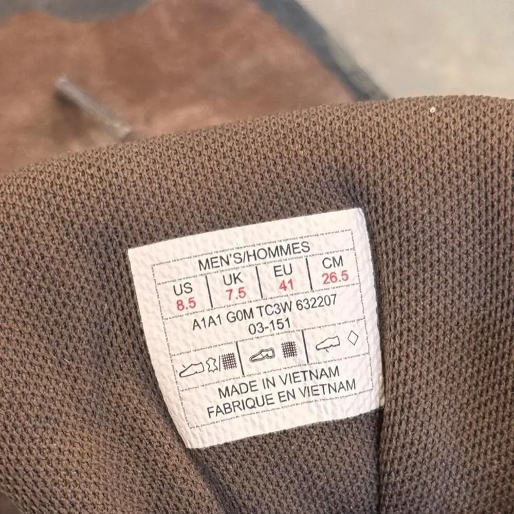 The North Face brown hiking boots size US 8.5